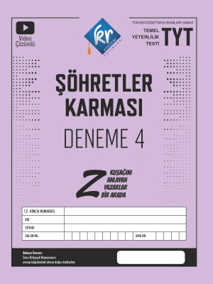 TYT - ŞÖHRETLER KARMASI - DENEME 4
