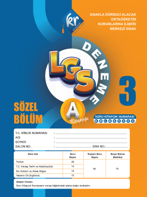 LGS - Kurumsal - 3 A Kitapçığı