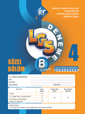 LGS - Kurumsal - 4 B Kitapçığı