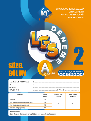 LGS - Kurumsal - 2 A Kitapçığı