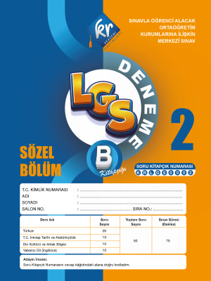 LGS - Kurumsal - 2 B Kitapçığı