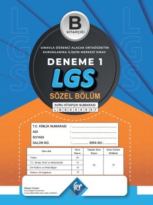 8. SINIF DENEME - 1 - B GRUBU